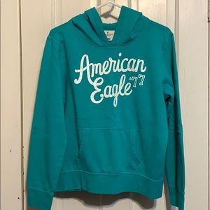 American eagle graphic hoodie with pocket